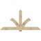 Ekena Millwork Redmond Rough Sawn Timber Gable Bracket, Douglas Fir, 84"W x 42"H x 4"D x 6"F, 12/12 Pitch GBW084X42X0406RED00RDF - alternate 1